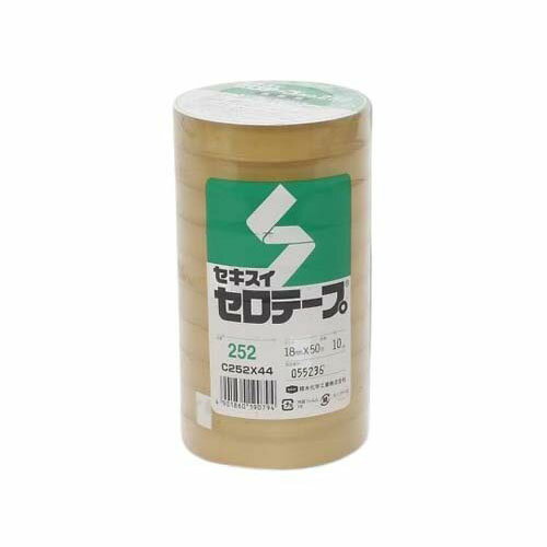 �����ơ��� No.252 18mm*50m�� 10�� 001600111