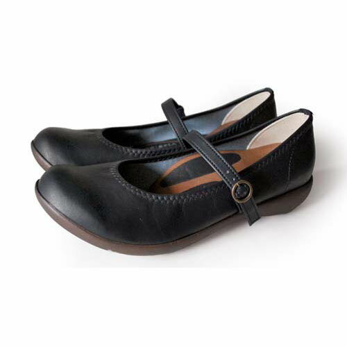 ワンベルトローヒールパンプス ブラック LL (25.0～25.5cm) R2361-BLK-LL