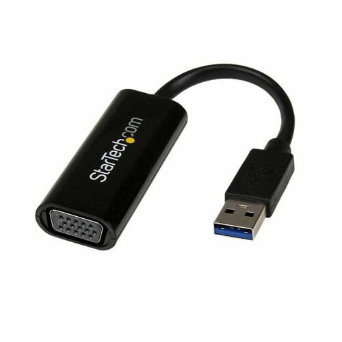 USB 3.0 - VGA ディスプレイアダプタ コンパクト設計 1920x1200 USB32VGAES