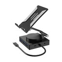 10in1 スタンド型 USB Type-C ドッキングステーション L-CH10-S