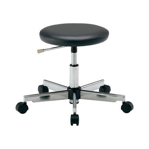 カラフルラウンドチェア ブラック LRN-BK