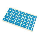 カラーナンバーラベル 15*30mm (1) 1袋 (25片*10枚入) CNL-L01