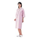 患者衣 (男女兼用) 59-445 ピンクM 59-445 M
