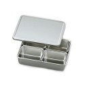 ステンレスバット蓋付き 普及型 (仲子4ツ入/角型) 137×106×61mm