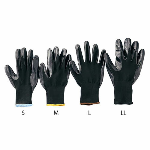 ニトリルコート手袋 L