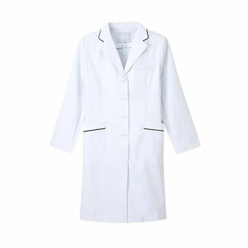 女子診察衣 (シングル/ネイビーライン) M FT4550