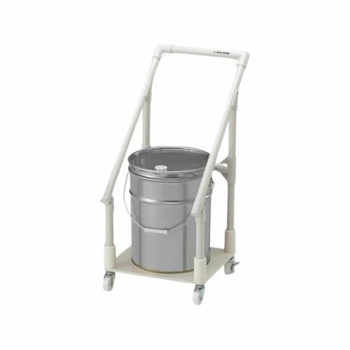 廃液回収トレーワゴン ペール缶2ヶ用
