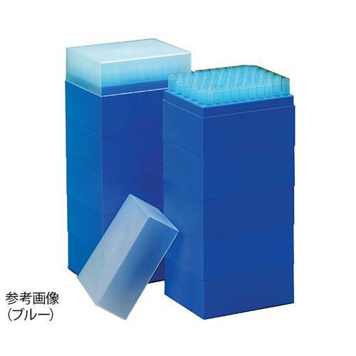QSP ピペットチップ 100-1000マイクロL 目盛付 クリアー 70.5mm 詰め替え(100本*5スタックラック*2) 112-RGN-Q