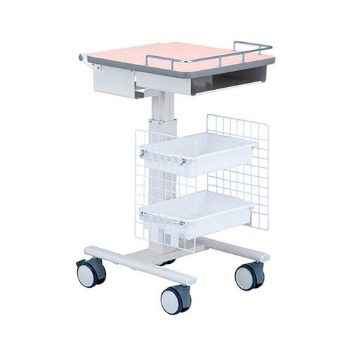 ナースカート (昇降タイプ) ピンク N