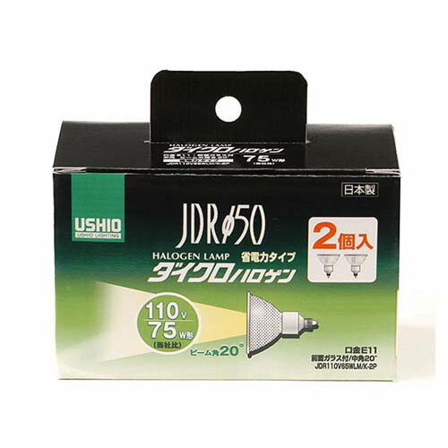 乐天商城 - ダイクロハロゲン JDR110V65WLM/K-2P G-168NH-2P
