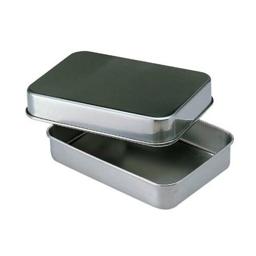 ステン蓋付バット (300*240*41mm) No.4