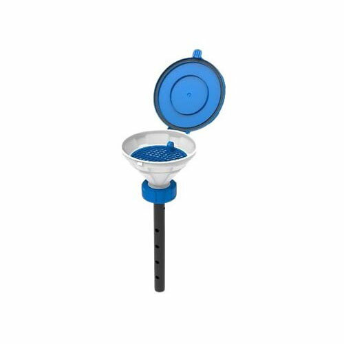 廃液回収用ロート (HDPEタイプ) フタ、ふるい、セーフティランス S60・S61 318990