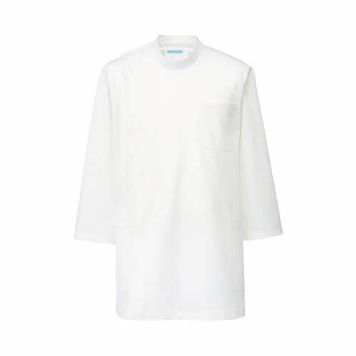 メンズ医務衣 七分袖 白 L 246-10 L