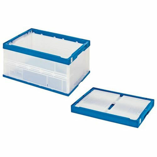 エコタイプオリタタミコンテナ 50L透明タイプ 1個 STS5DB