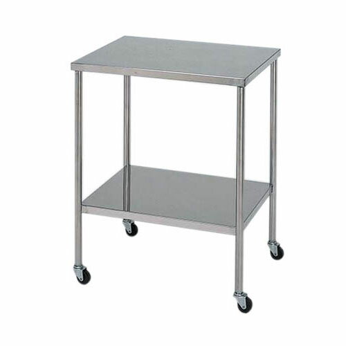 ステンレスワゴン 機械卓子M (枠無) 2段 ステンレスワゴンMA-2F-M