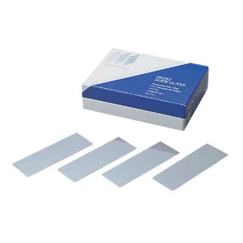 白スライドグラス 縁磨No.1 100枚入 S1111