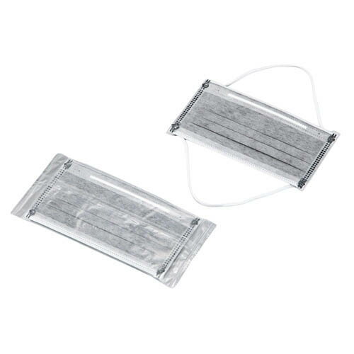 低発塵活性炭マスク オーバーヘッド (4層タイプ) 50枚入