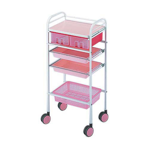 カラーセット台(C-208) ピンク 416*300*890mm 12082