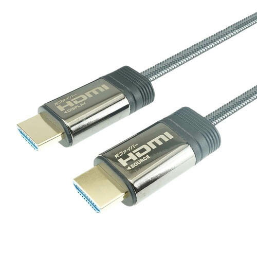 樂天商城 - 光ファイバー HDMIケーブル 30m FullHD対応モデル メッシュケーブルタイプ HH300-605GY