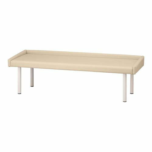 ガード付き診察台 600*1800*500mm クリーム TE-L60G-CR