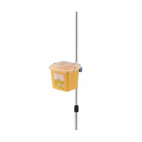 ディスポ針ボックス用 5L専用ブラケット (直径25mmパイプ対応)