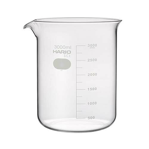ビーカー (目安目盛付き) 3000mL B-3L