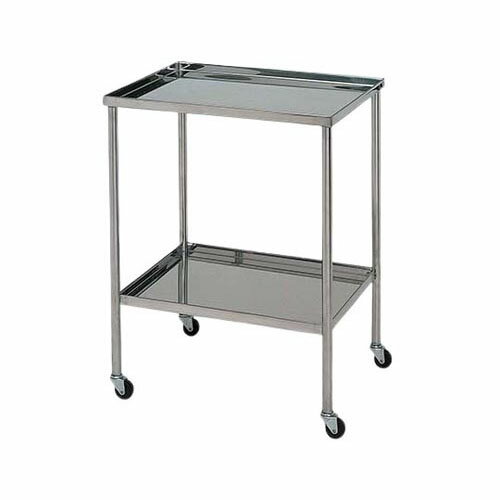 ステンレスワゴン 機械卓子L (立上) 2段 ステンレスワゴンMA-2V-L