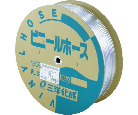 透明ホース7×9 100mドラム巻 TM-79D100T