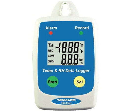 防滴型データロガー温湿度計 TM-305U