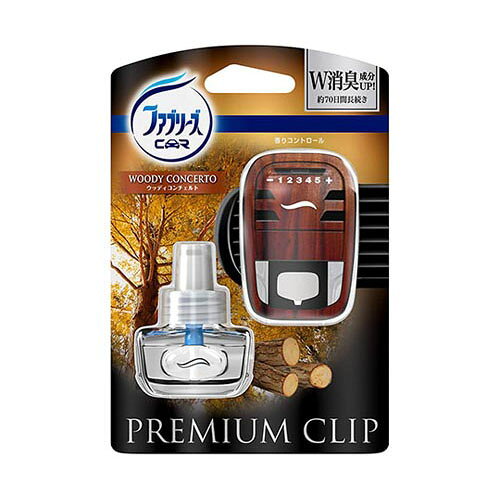 ファブリーズ プレミアムクリップ ウッディコンチェルト 本体 7mL