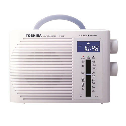 防水クロックラジオ TY-BR30F(W)