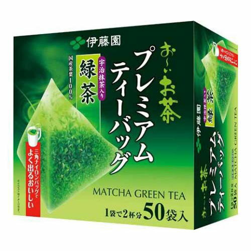 乐天商城 - プレミアムティーバッグ 抹茶入り緑茶 1個 (50袋入) 64311