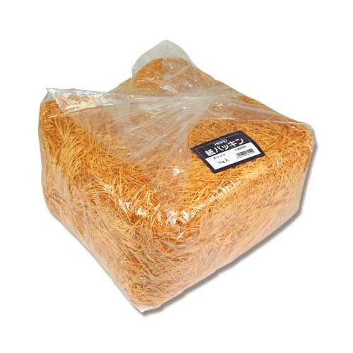 緩衝材 紙パッキン 業務用 1kg入 オレンジ 1袋 003800909