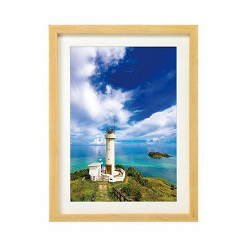 乐天商城 - 木製額縁 MM-01 A4サイズ スタンド付 ナチュラル FWMM01-NTA4