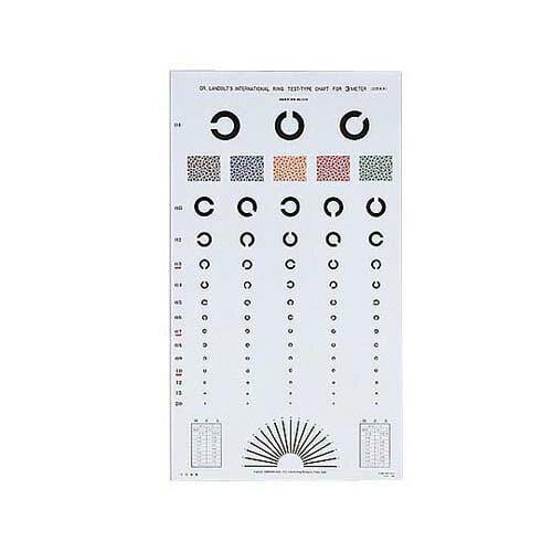 視力表 ランドルト 3m...
