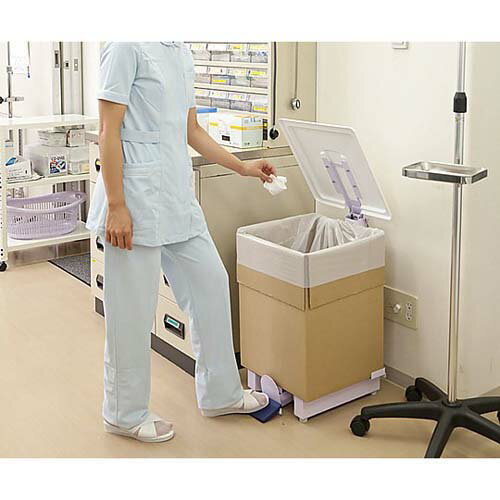 医療廃棄物容器ホルダー (本体・蓋セット) SK-F 中 SK-F OP-2