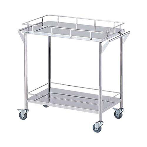 ストレージステンレスカート 2段 (幅750mm) CHW-2