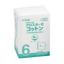 クロスガーゼコットン 6号 18451 1袋(200枚入)