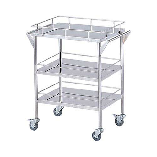 ストレージステンレスカート 3段 (幅600mm) CHS-3