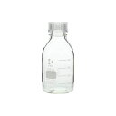 ねじ口瓶丸型白 (デュラン(R)) 透明キャップ付 500mL