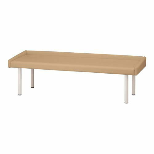 ガード付き診察台 650*1800*500mm アイボリー TE-L65G-IV