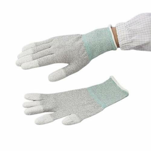 アズピュア ESD手袋 (オーバーロックタイプ) 指先コート L 10双入