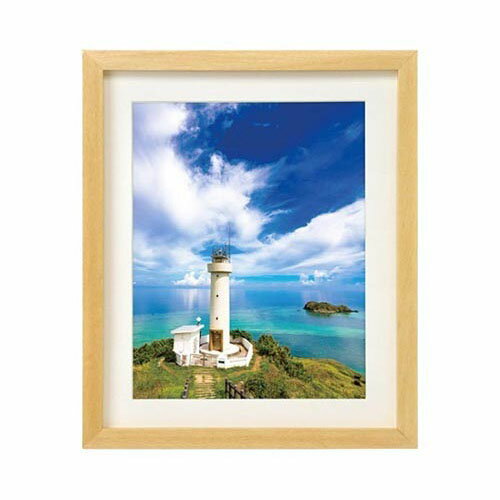 乐天商城 - 木製額縁 MM-01 6切サイズ スタンド付 ナチュラル FWMM01-NT6