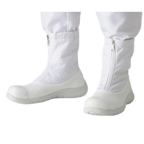 クリーンブーツ 安全シュート・トゥガード付 (白) IEC規格対応 25.5cm G7750-1PCT