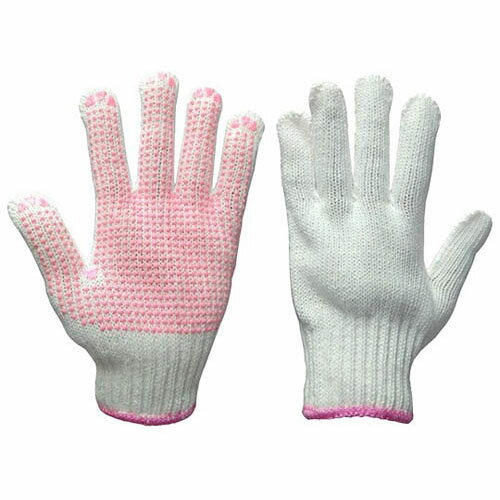 乐天商城 - レディすべり止手袋 女性用すべり止軍手 白 5双入*10袋 72