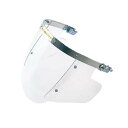 ヘルメット取付型防災面 クリア 530(W)*270(H)*2mm NB-209