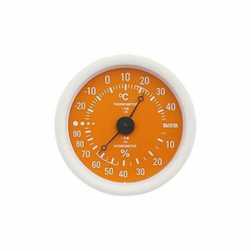 温度計 温湿度計 オレンジ TT-515