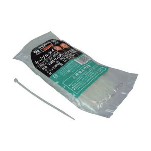 ケーブルタイ 幅2.4mmX75mm 最大結束直径15 標準型 1袋 (100本入) TRCV-075