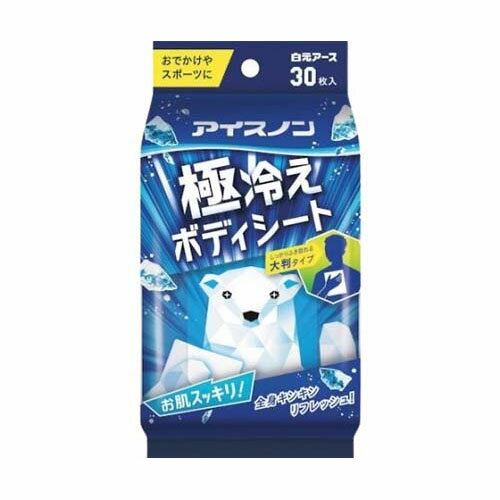 極冷えボディーシート ミントの香り 1パック (30枚入) 02463-0