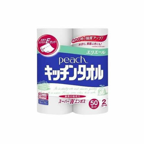樂天商城 - ピーチ キッチンタオル 1袋(2個入)